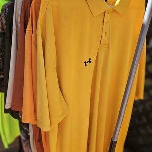 🌟 Men’s Under Armour Polo Shirts – 2XL – Solid Bundle